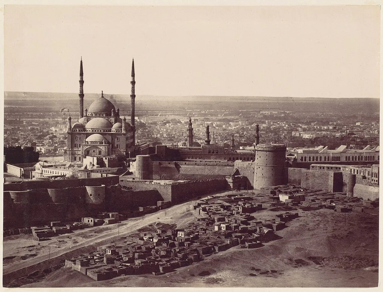 [The Citadel and the Mosque of Mohammed Ali, Cairo] by Unknown