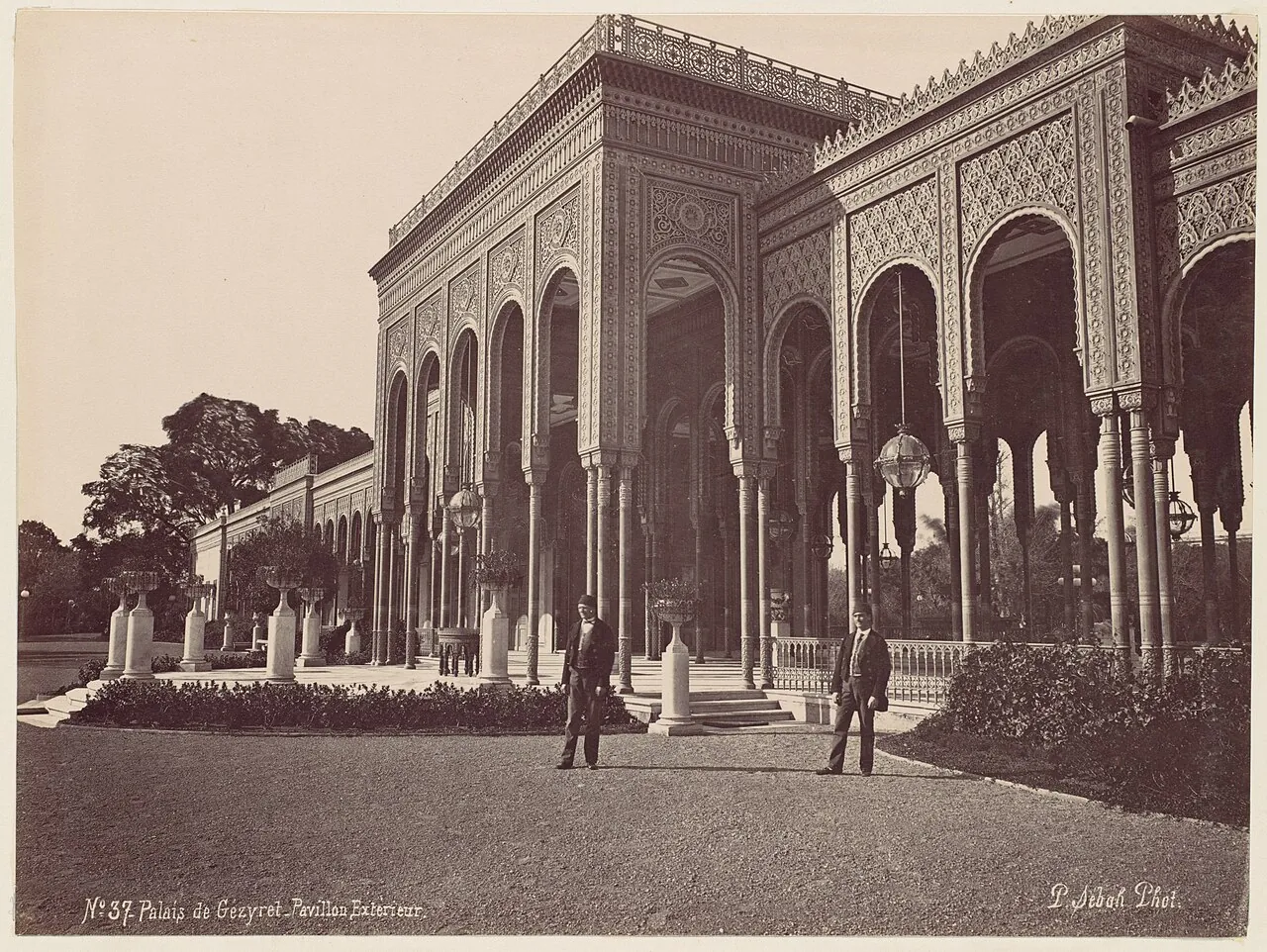 Palais de Gézyret, Pavillon Exterieur by J. Pascal Sébah