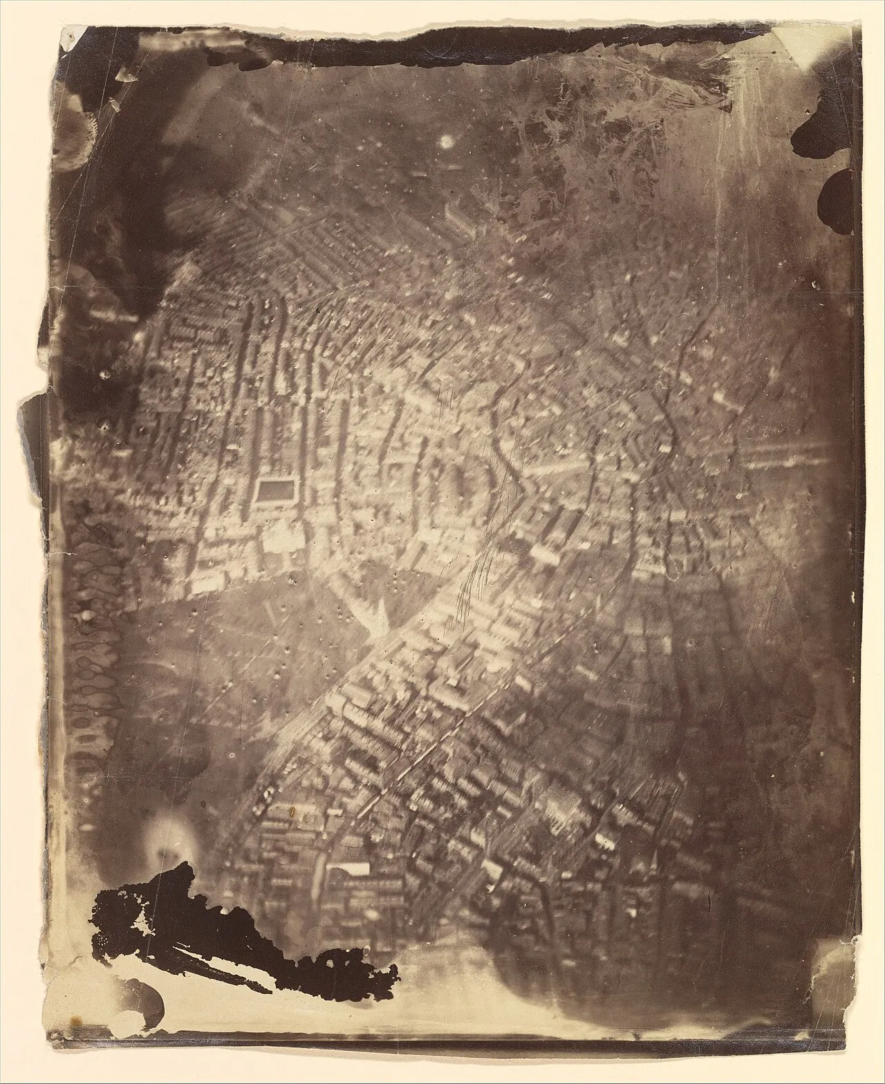 [Boston from a Hot-Air Balloon] by James Wallace Black
