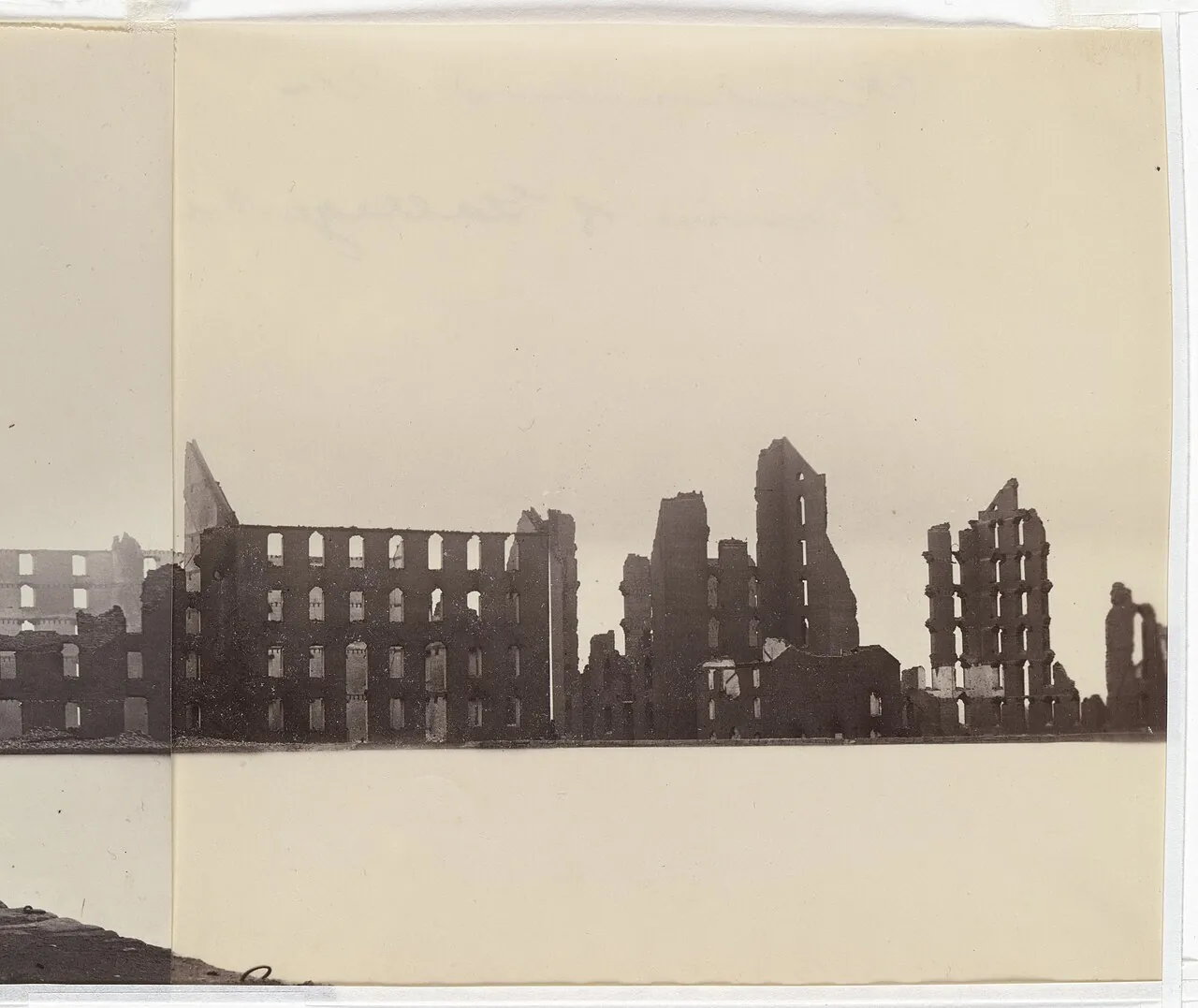 Ruins of Gallego Flour Mills, Richmond by Alexander Gardner