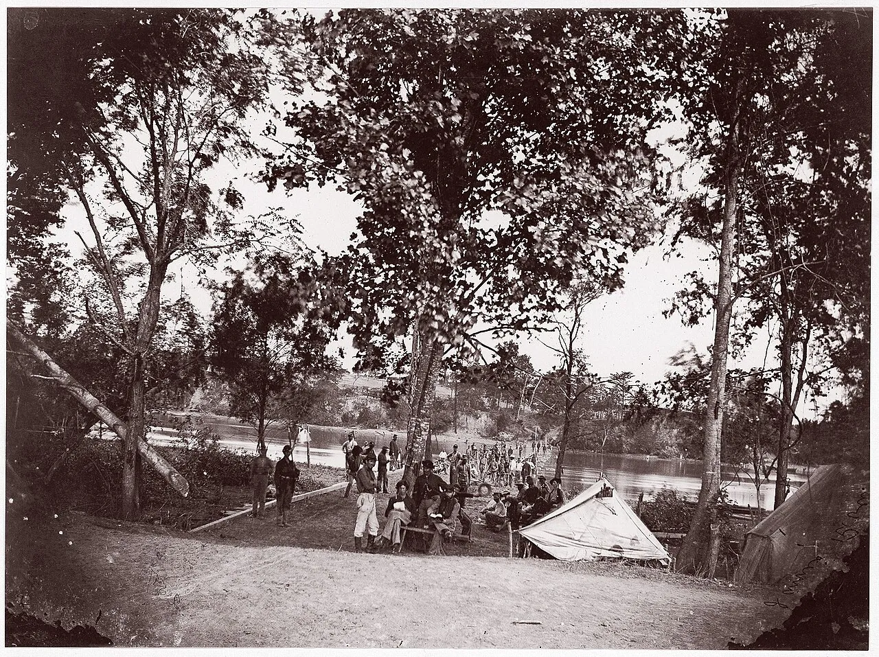 Fort Brady, James River by Andrew Joseph Russell