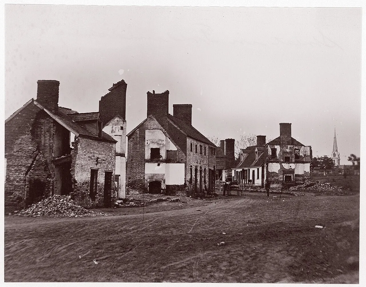 Street in Fredericksburg by Andrew Joseph Russell