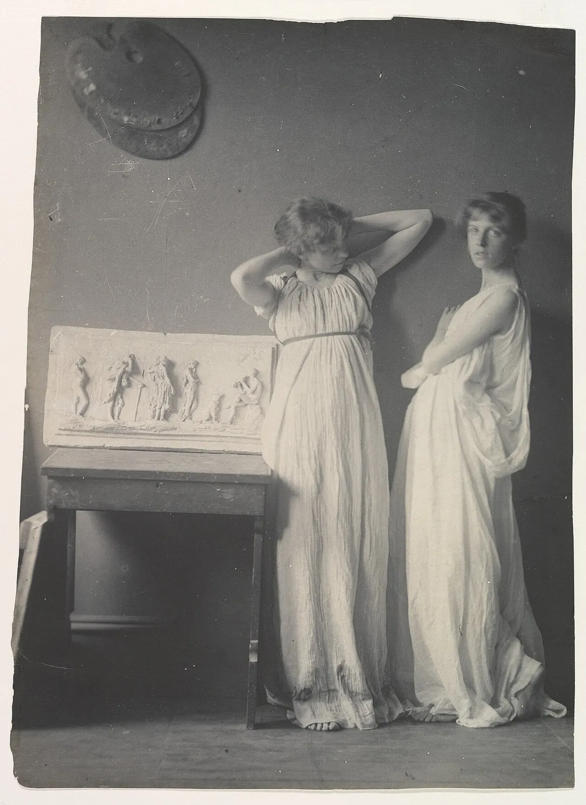 Two Pupils in Greek Dress by Thomas Eakins