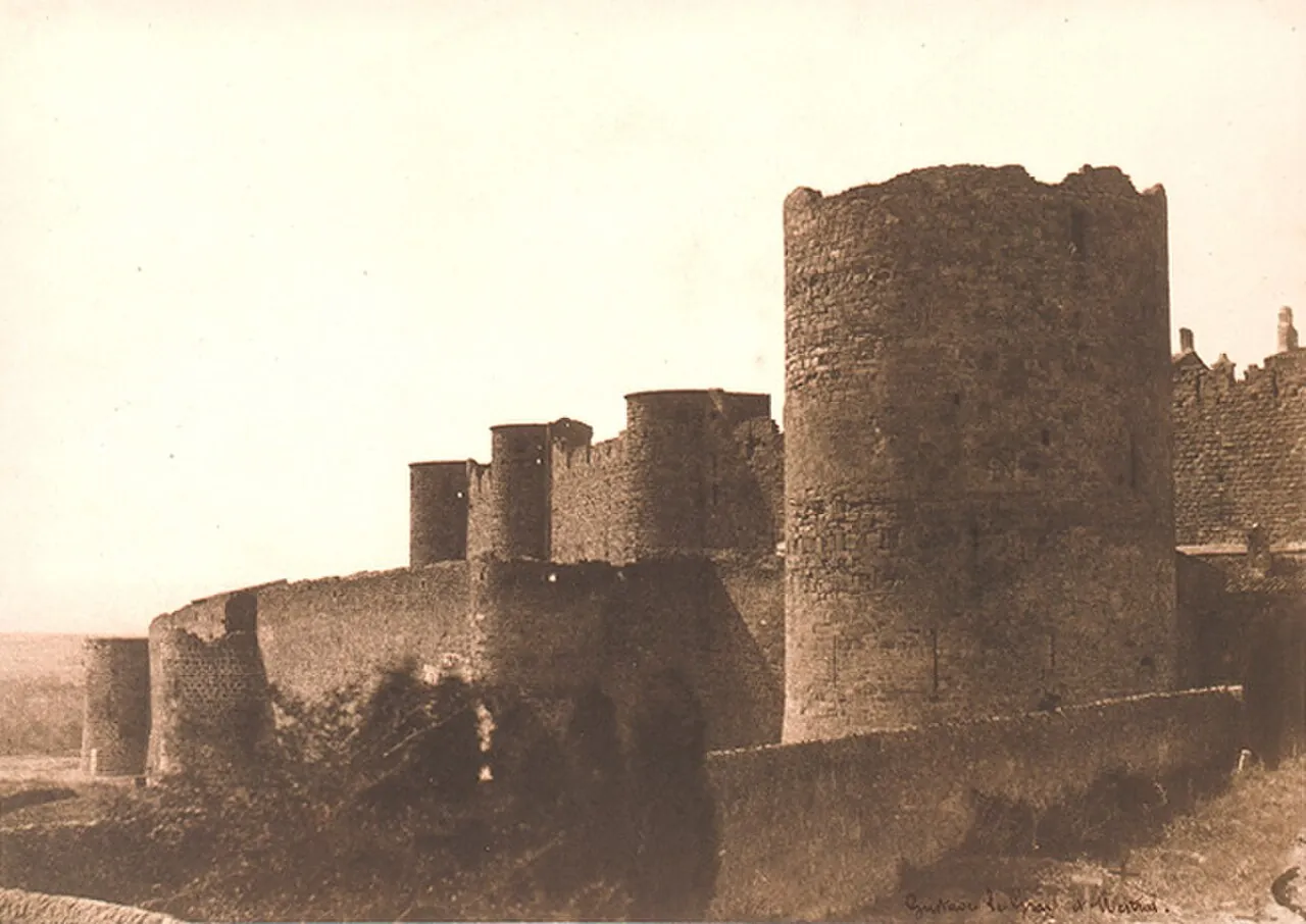 The Ramparts of Carcassonne by Gustave Le Gray