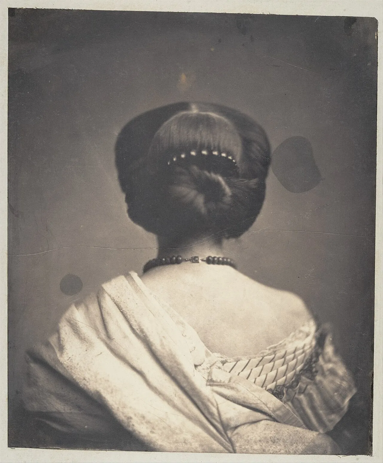 [Woman Seen from the Back] by Onésipe Aguado de las Marismas