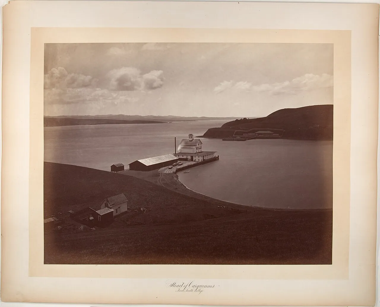 Strait of Carquennes, from South Vallejo by Carleton E. Watkins