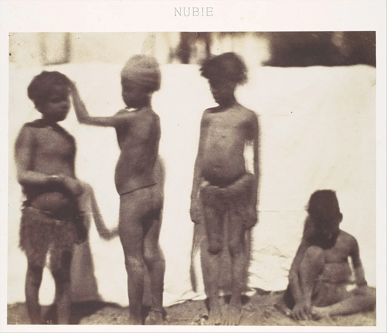 [Children from the Village of Kalabshah, Nubia] by Ernest Benecke