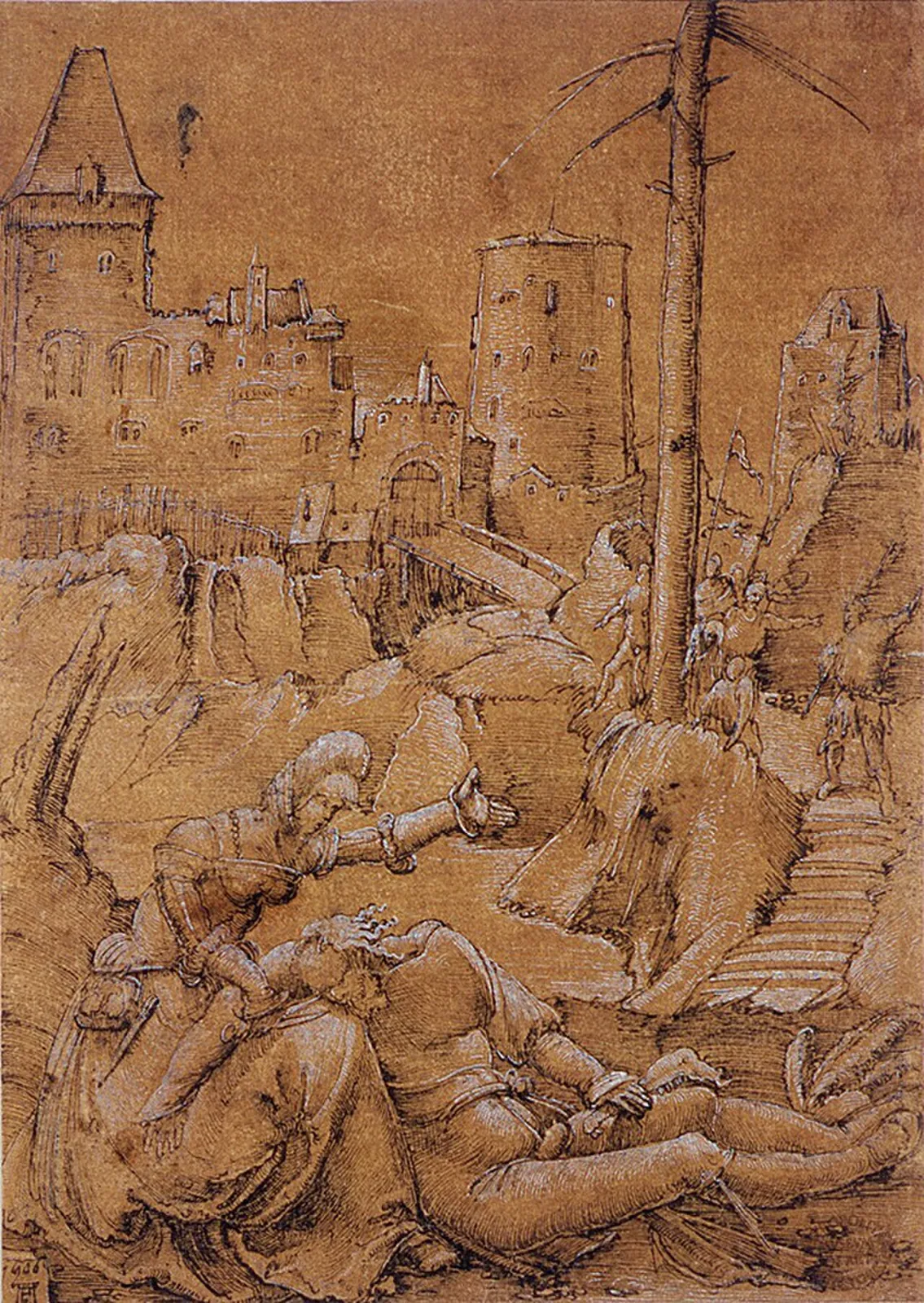 Samson and Delilah by Albrecht Altdorfer