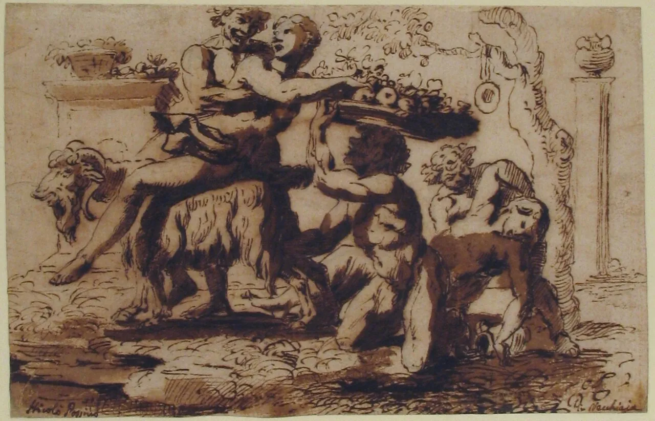 Bacchanal by Nicolas Poussin