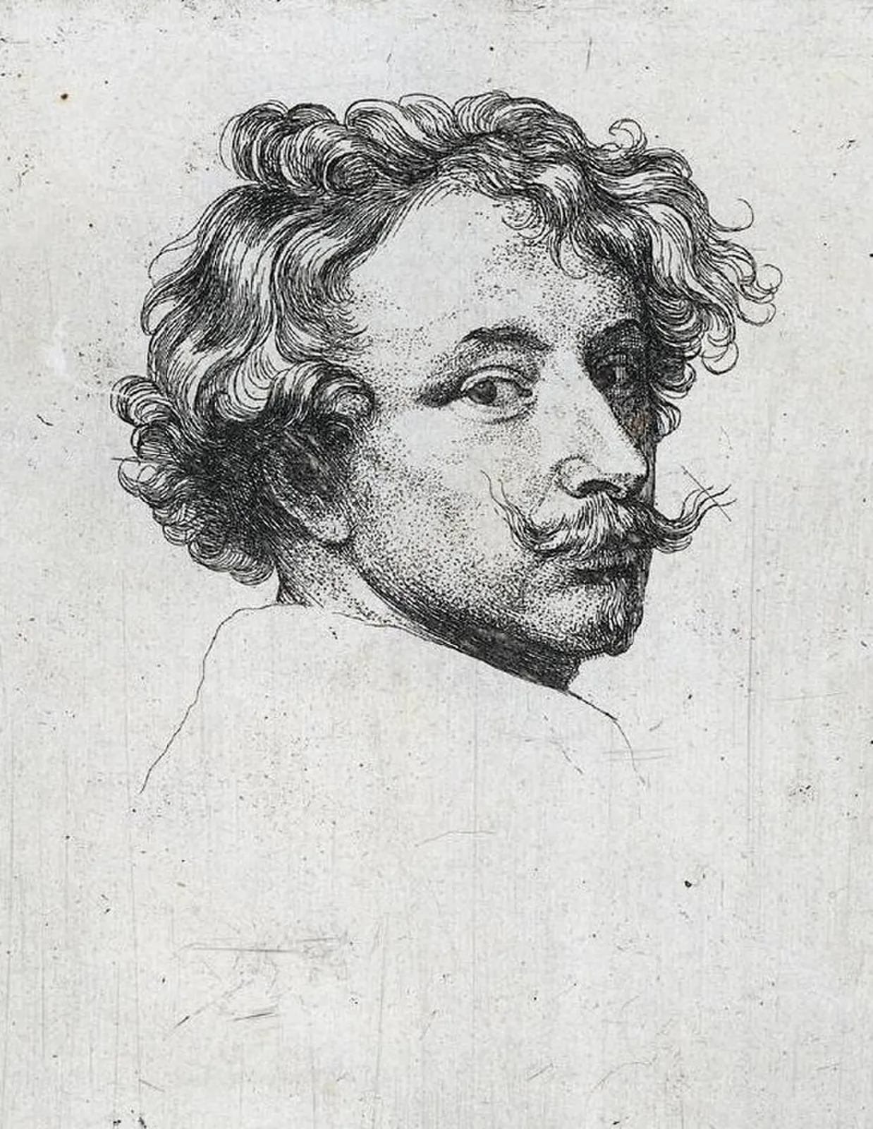 Self-Portrait, from "The Iconography" by Anthony van Dyck