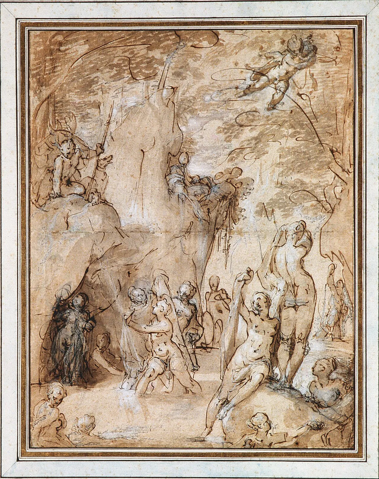 Diana and Actaeon by Bartholomeus Spranger