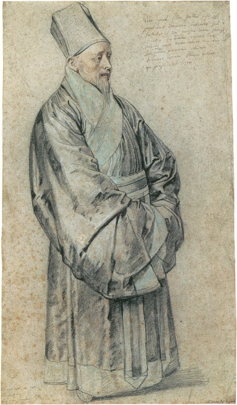 Portrait of Nicolas Trigault in Chinese Costume by Peter Paul Rubens