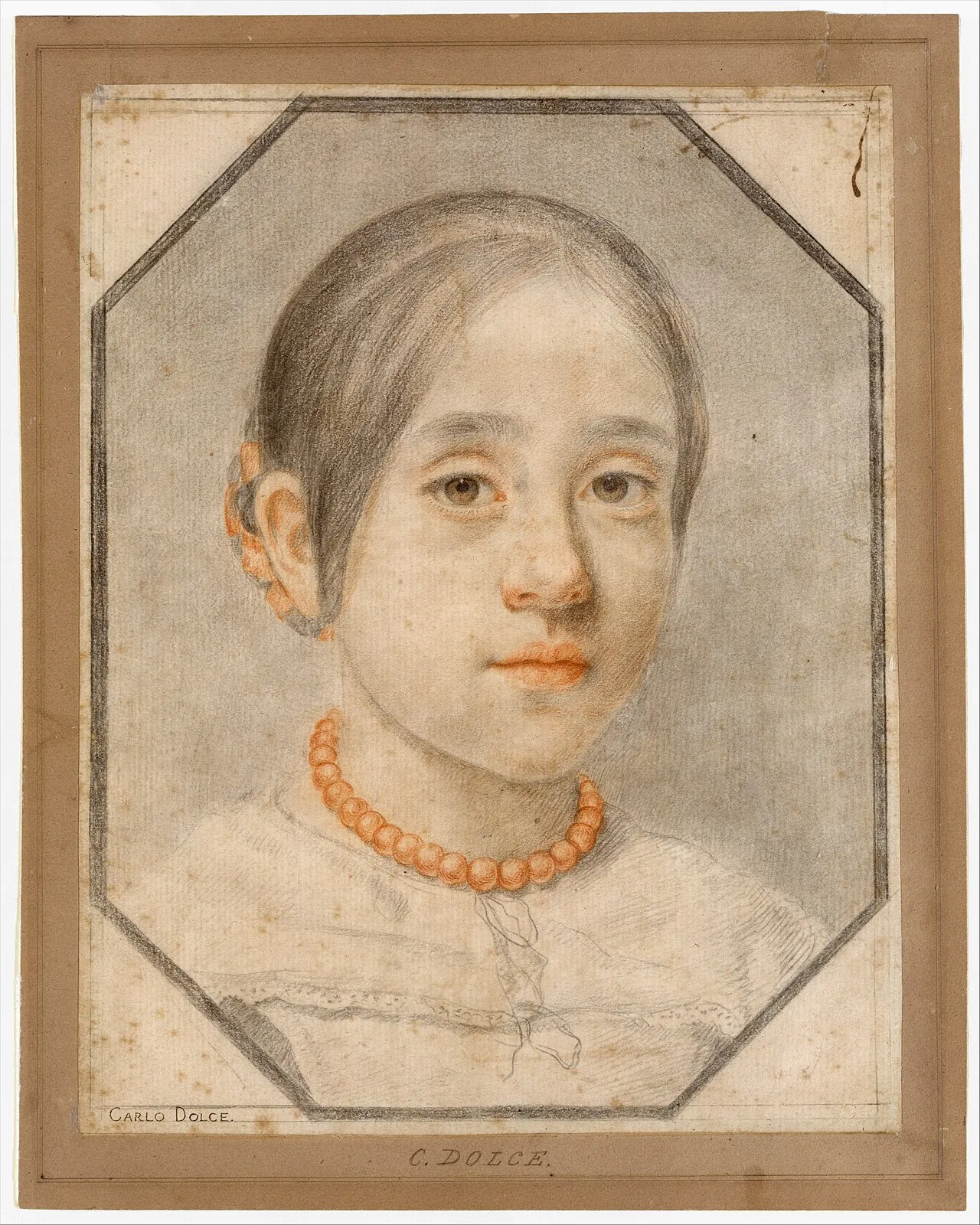 Portrait of the Artist's Daughter Agata Dolci by Carlo Dolci