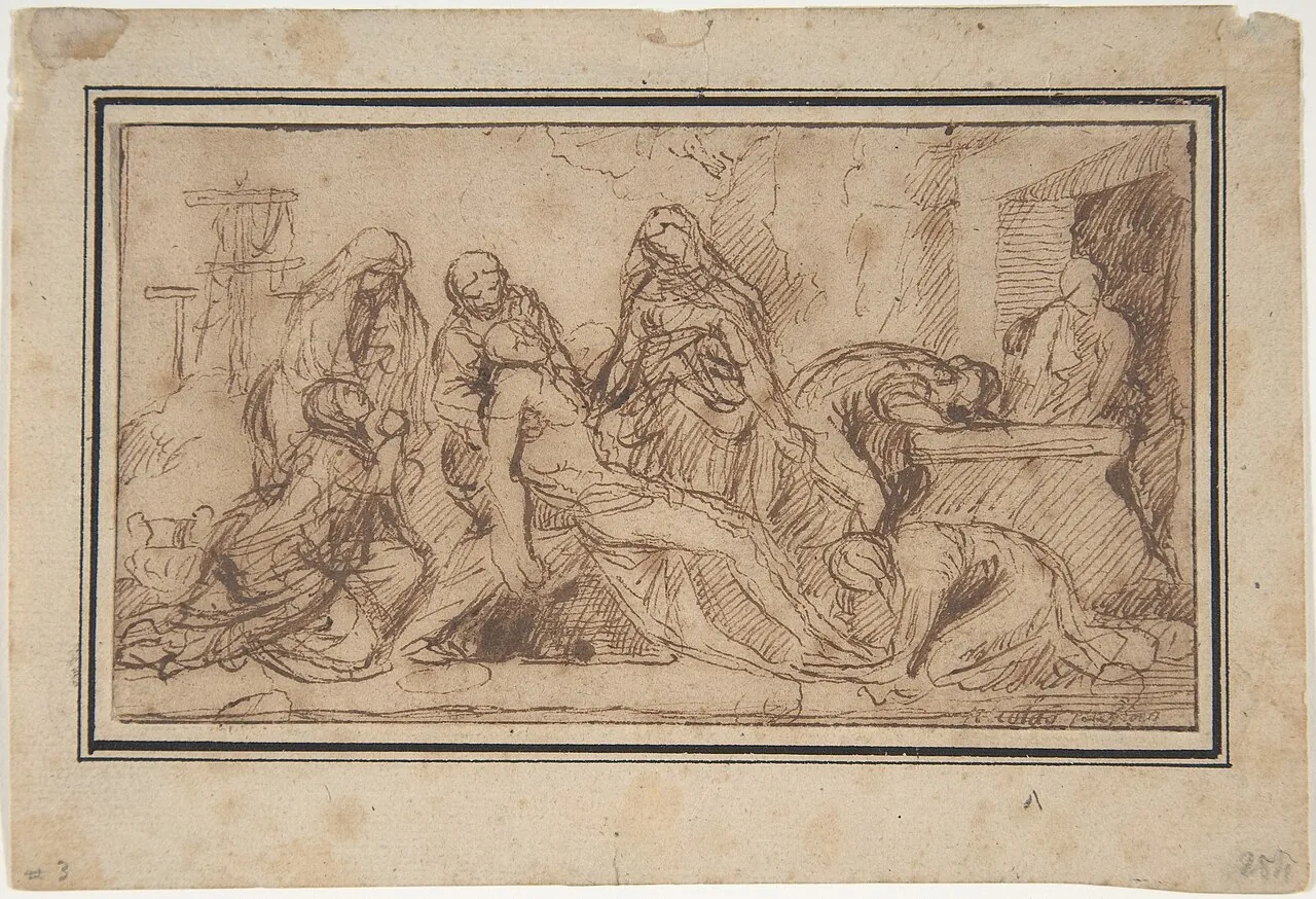 The Entombment by Nicolas Poussin