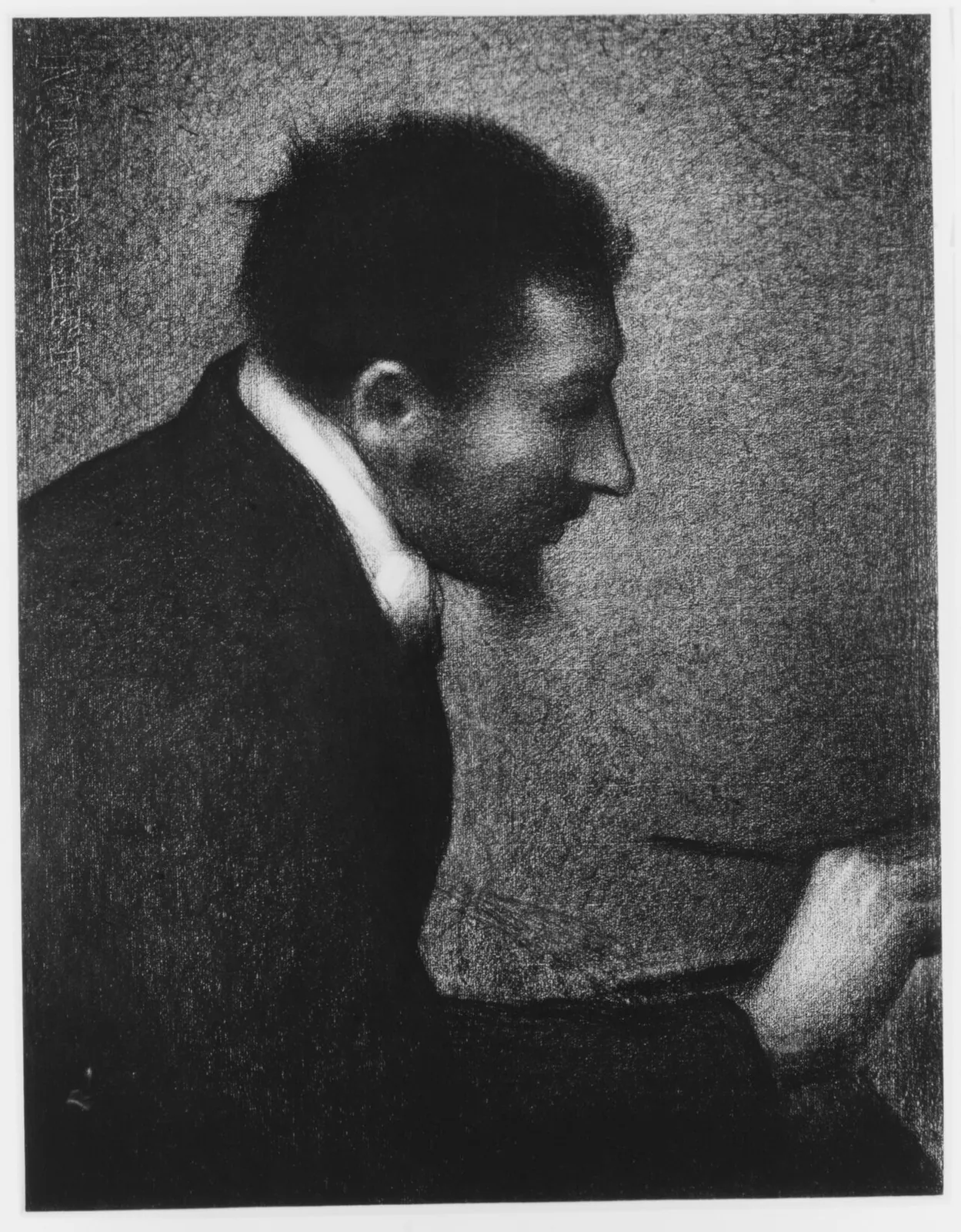 Aman-Jean (Portrait of Edmond François Aman-Jean) by Georges Seurat