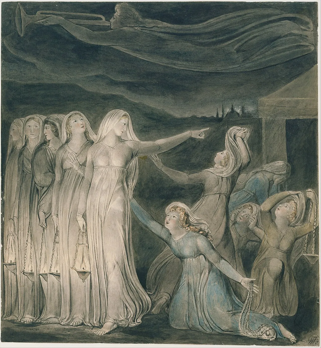 The Parable of the Wise and Foolish Virgins by William Blake