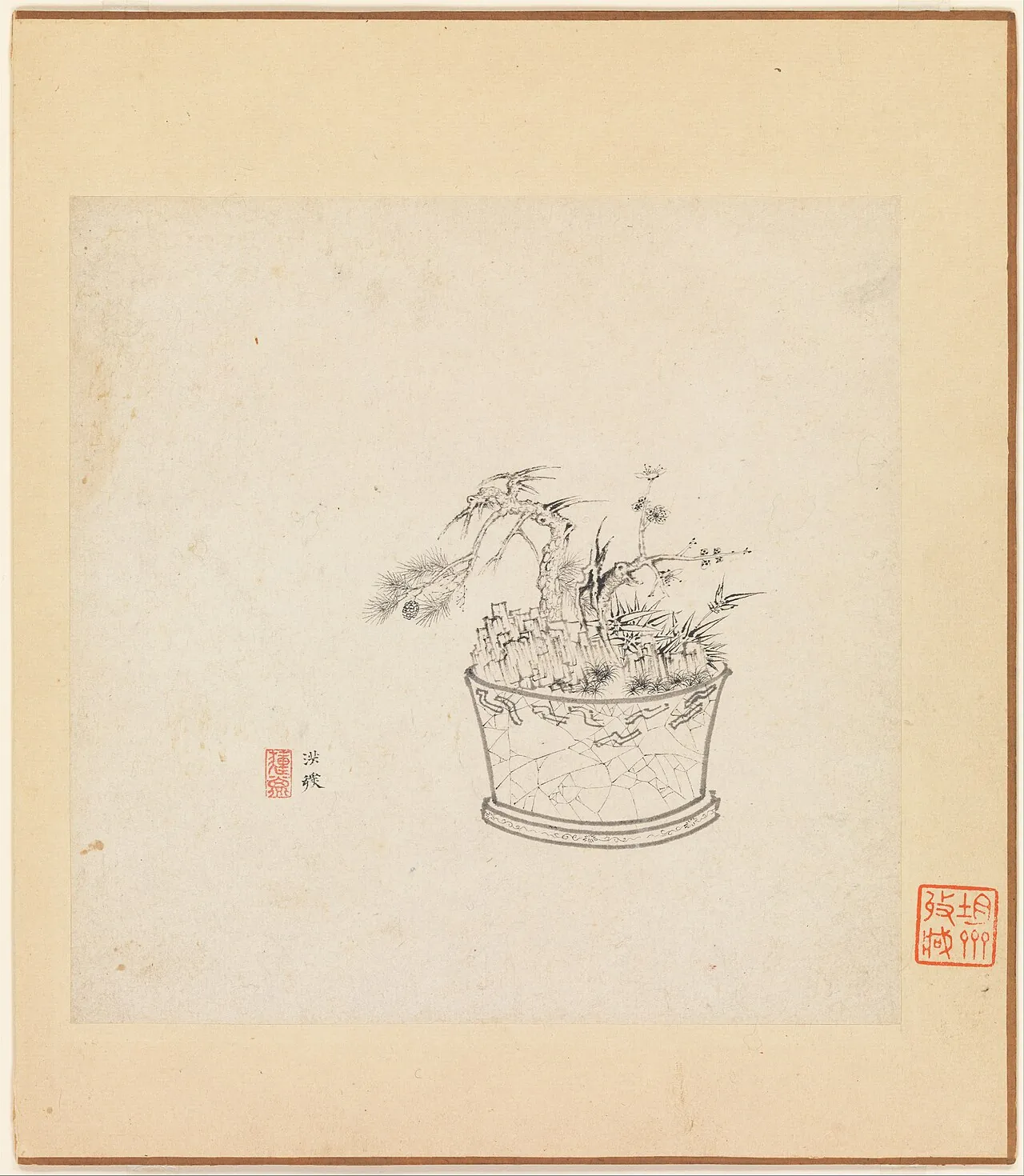 明/清 陳洪綬 橅古圖 冊|Miscellaneous Studies by Chen Hongshou