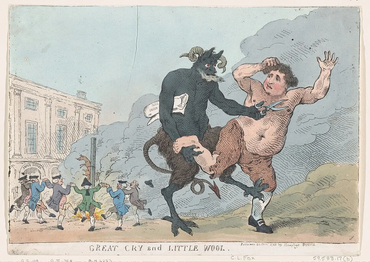 Great Cry and Little Wool by Thomas Rowlandson
