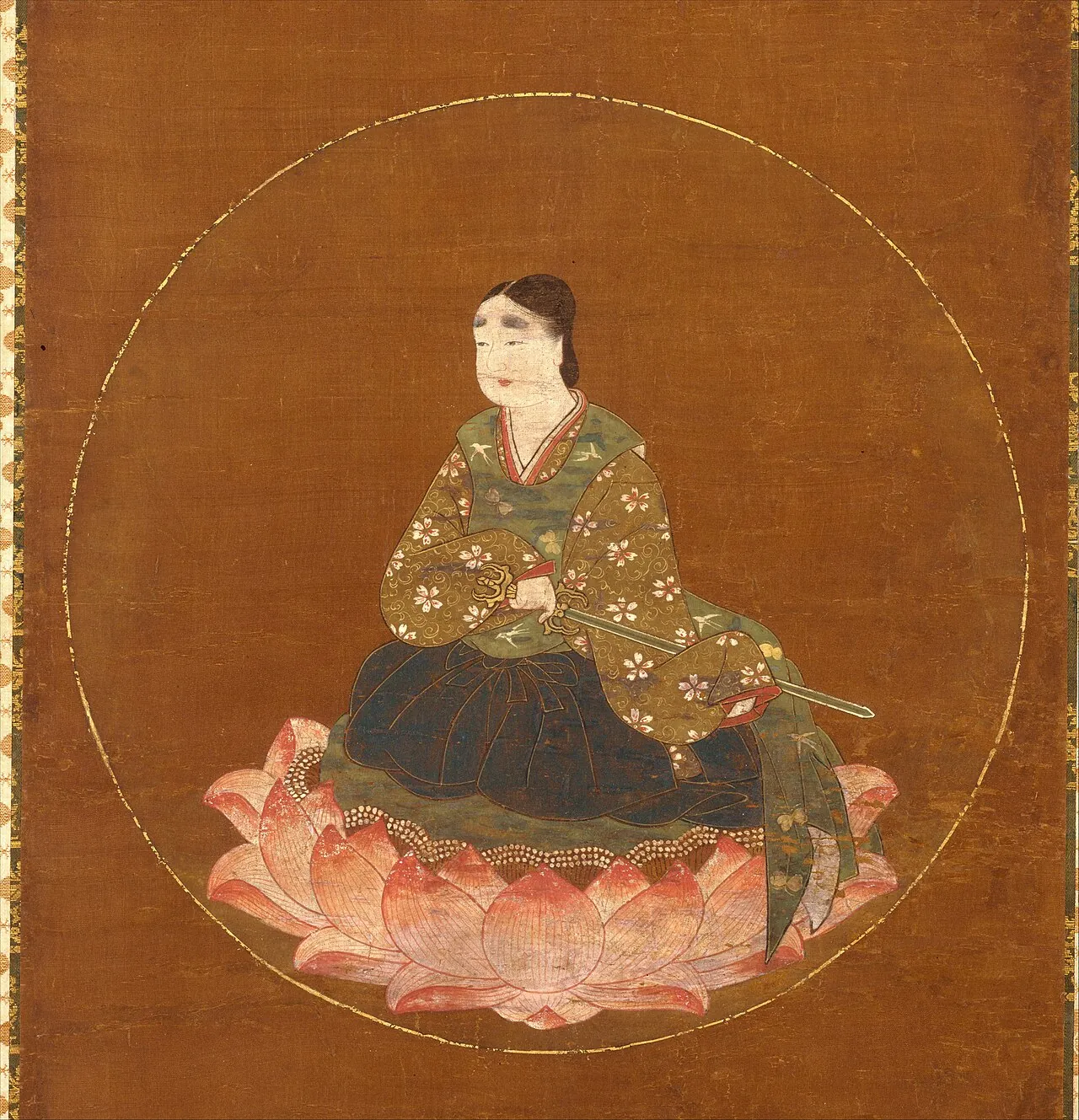 春日若宮曼荼羅|Mandala of Wakamiya of Kasuga Shrine (Kasuga wakamiya mandara) by Unknown artist
