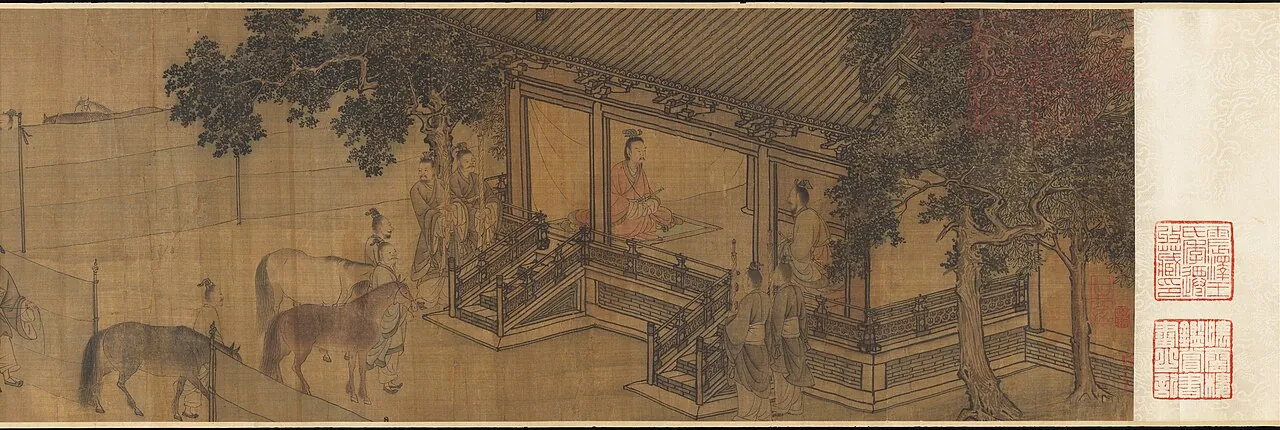南宋 傳 李唐 晉文公復國圖 卷|Duke Wen of Jin Recovering His State by Li Tang