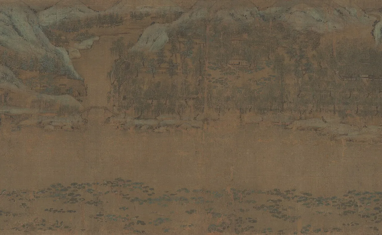 南宋 李結 西塞漁社圖 卷 |Fisherman's Lodge At Mount Xisai by Li Jie