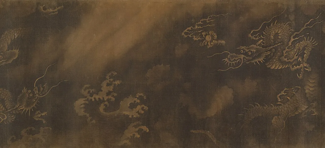 元 張羽材 霖雨圖 卷|Beneficent Rain by Zhang Yucai