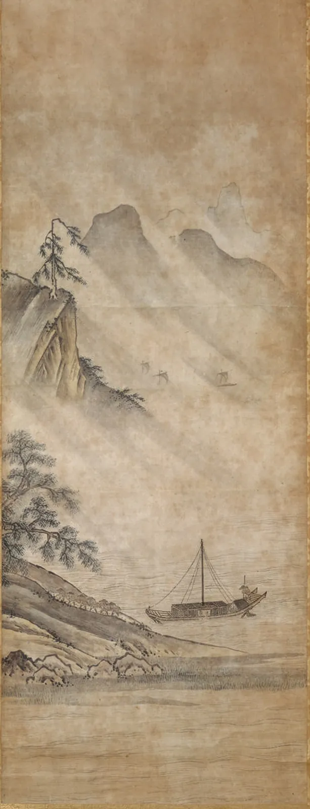 瀟湘八景図|Eight Views of the Xiao and Xiang Rivers by Unknown artist