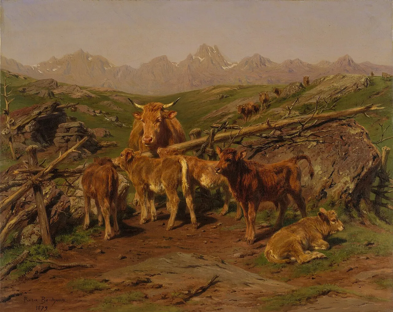 Weaning the Calves by Rosa Bonheur