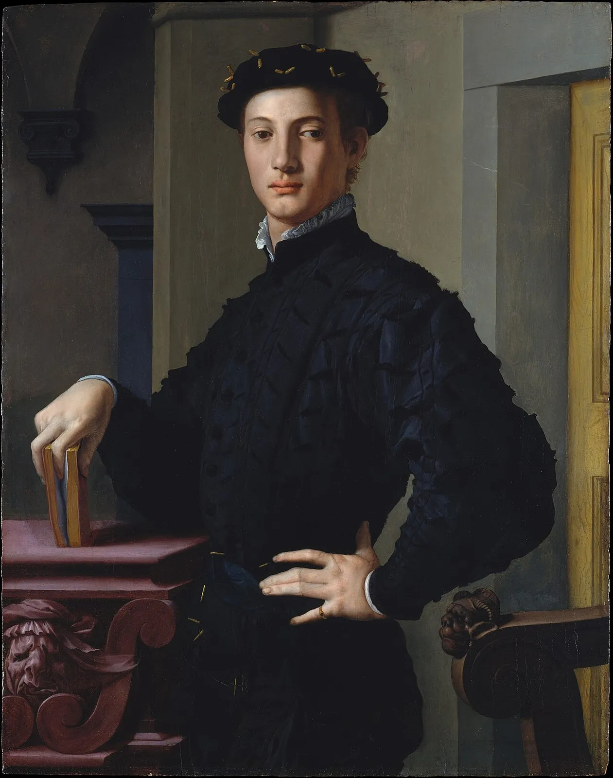 Portrait of a Young Man by Bronzino (Agnolo di Cosimo di Mariano)