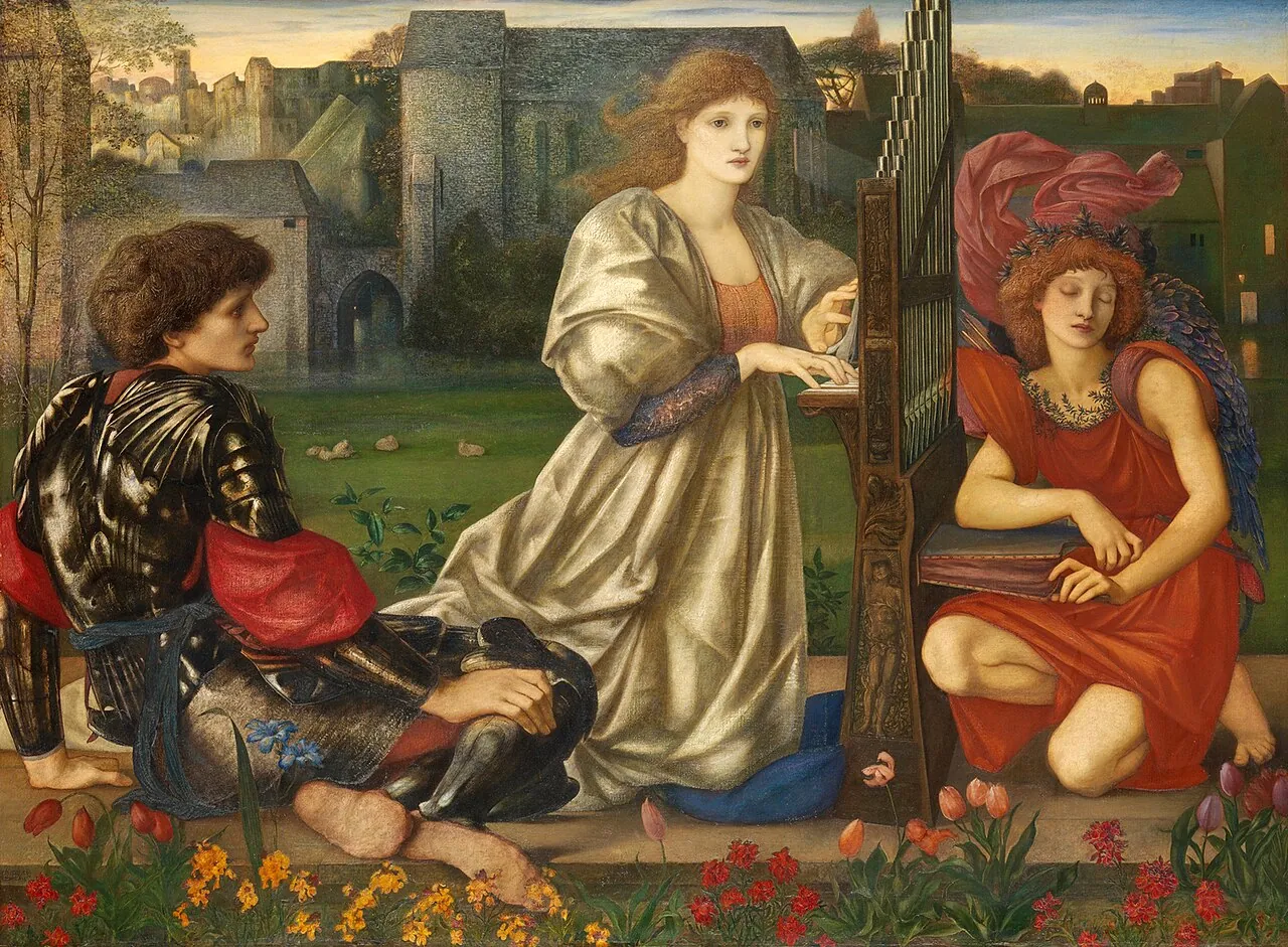 The Love Song by Sir Edward Burne-Jones