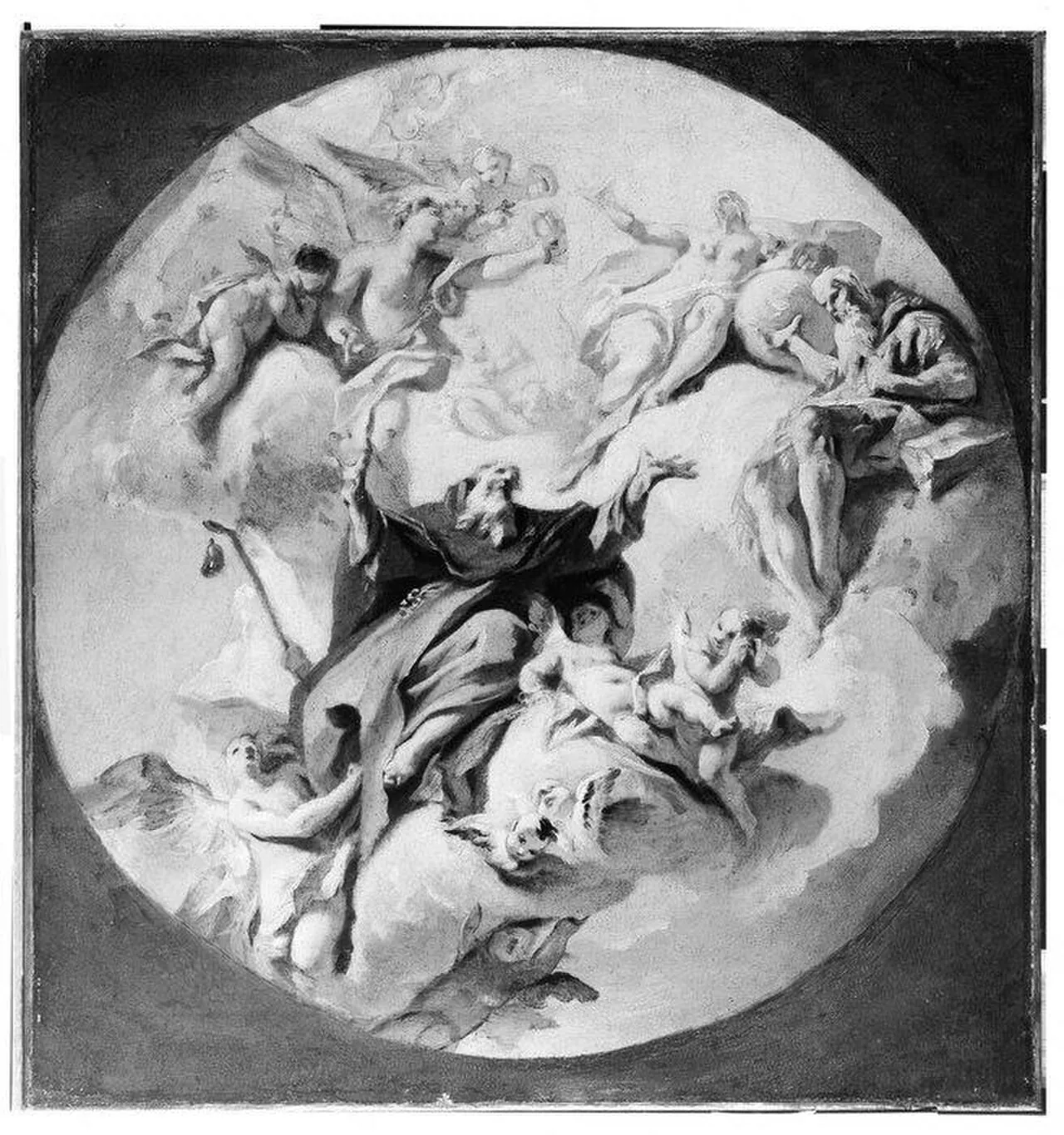 The Glorification of Saint Anthony Abbot by Carlo Innocenzo Carloni