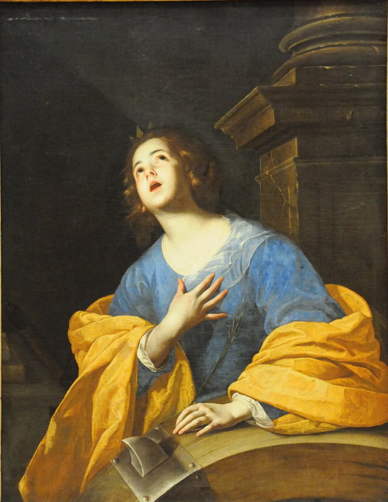 Saint Catherine of Alexandria by Bernardo Cavallino