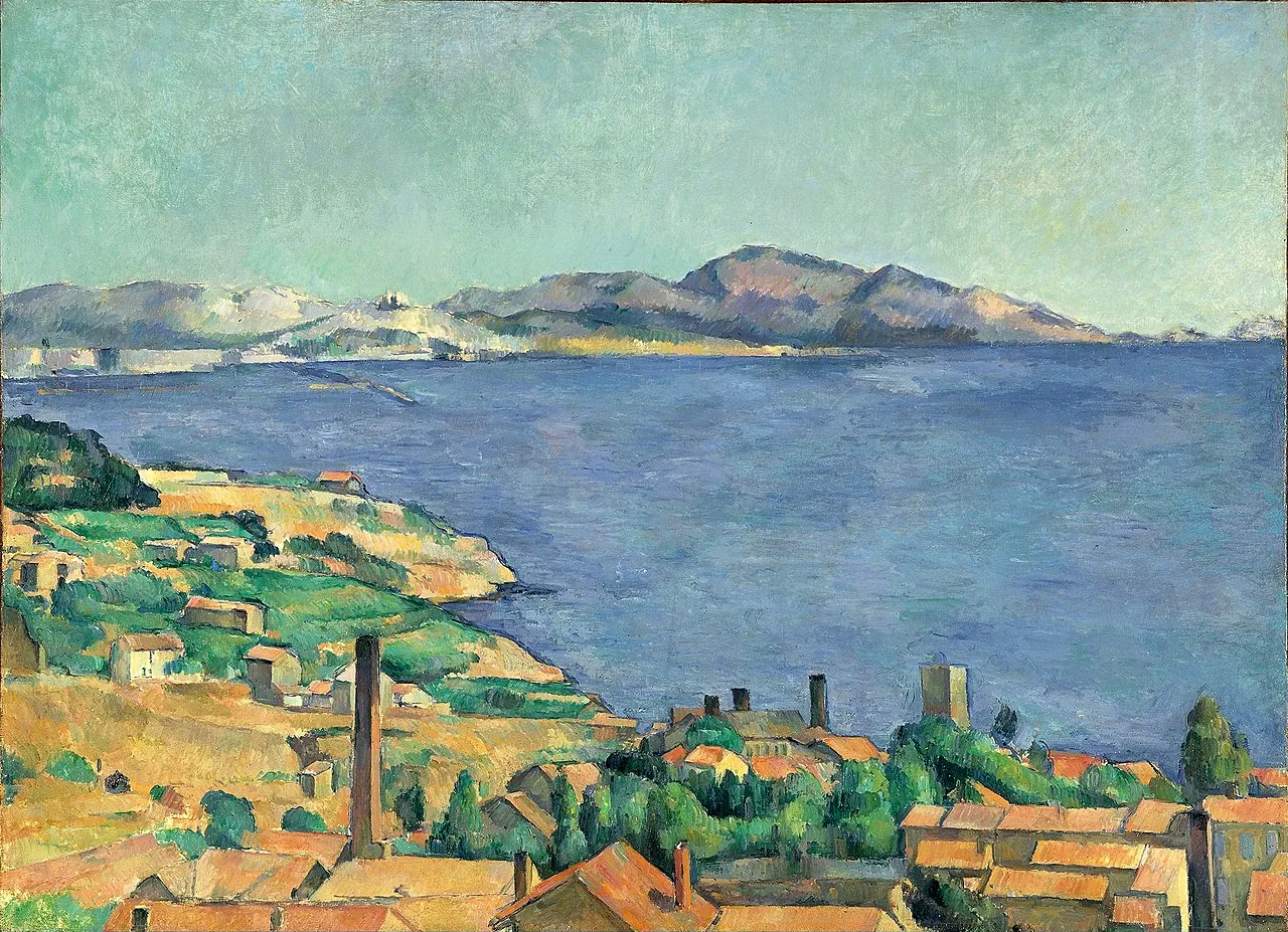 The Gulf of Marseilles Seen from L'Estaque by Paul Cézanne
