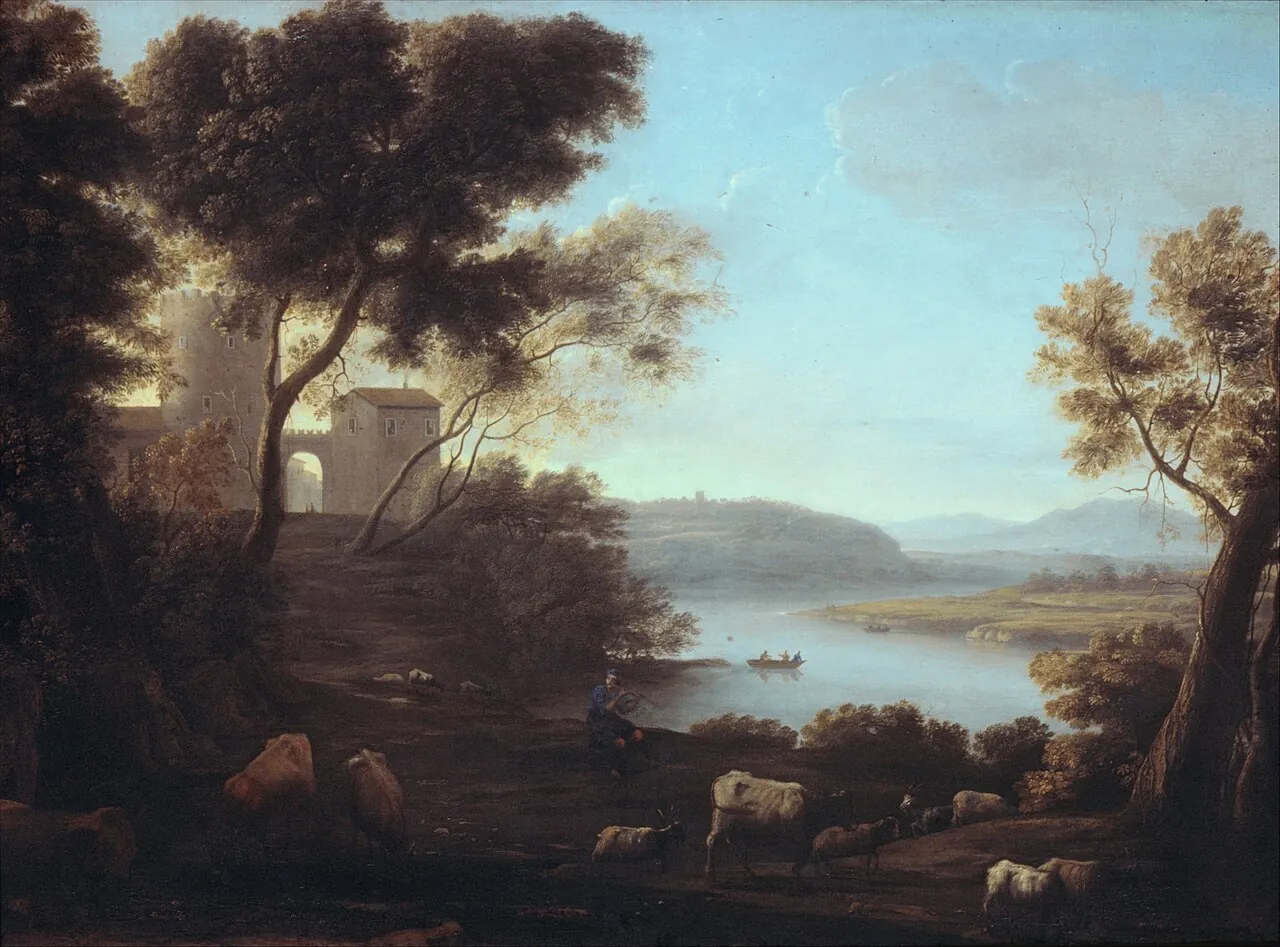 Pastoral Landscape: The Roman Campagna by Claude Lorrain (Claude Gellée)