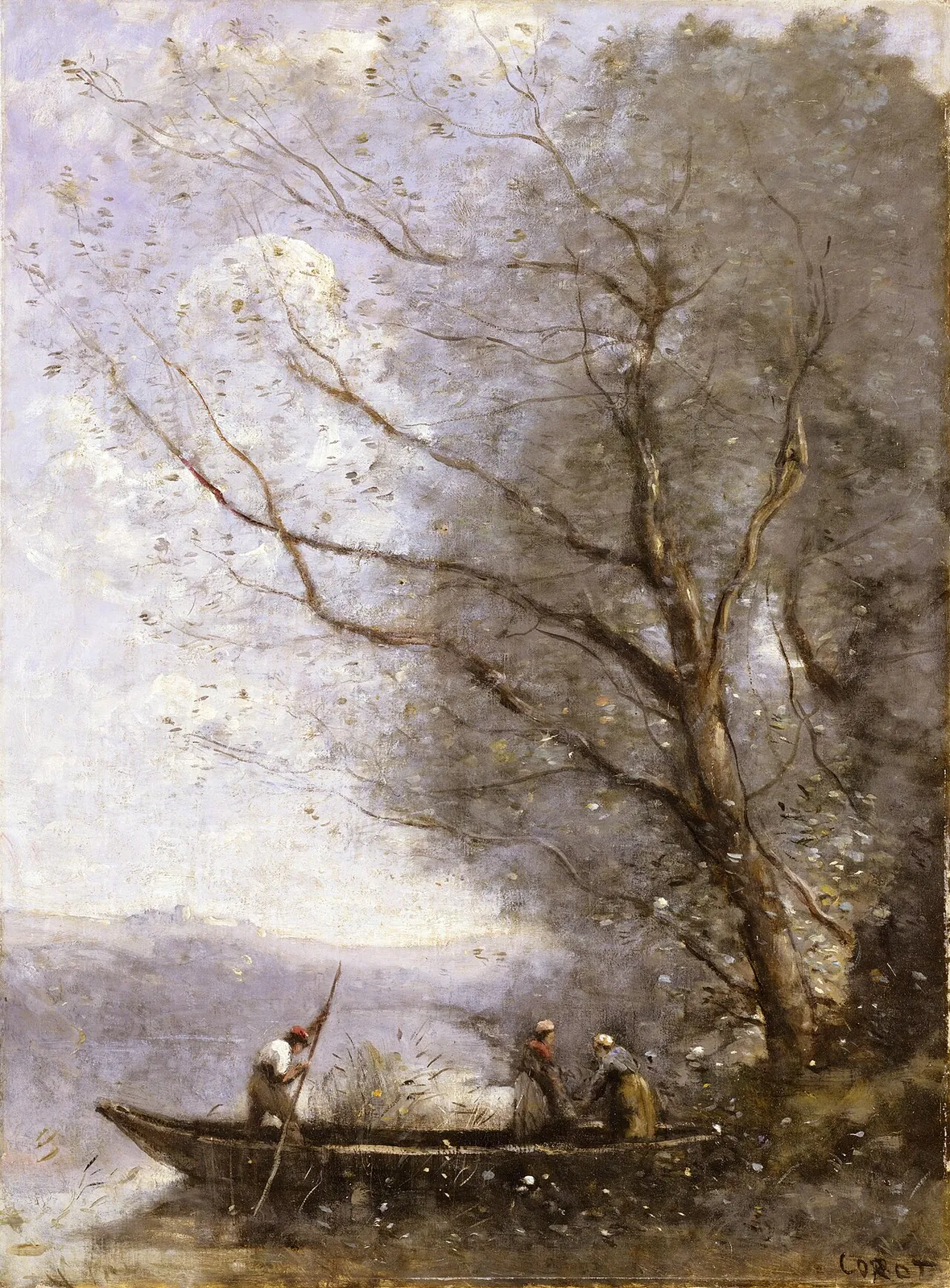 The Ferryman by Camille Corot