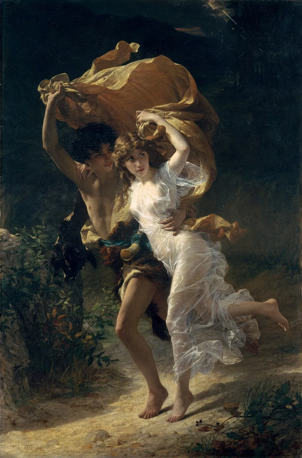 The Storm by Pierre-Auguste Cot