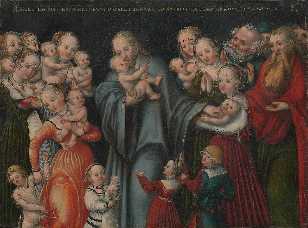 Christ Blessing the Children by Lucas Cranach the Younger and Workshop