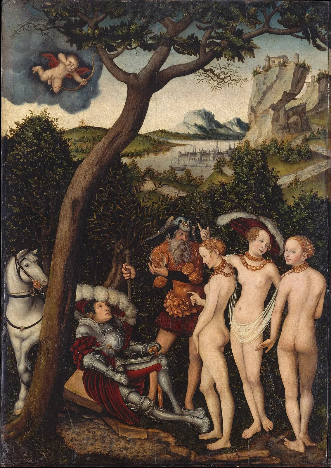 The Judgment of Paris by Lucas Cranach the Elder