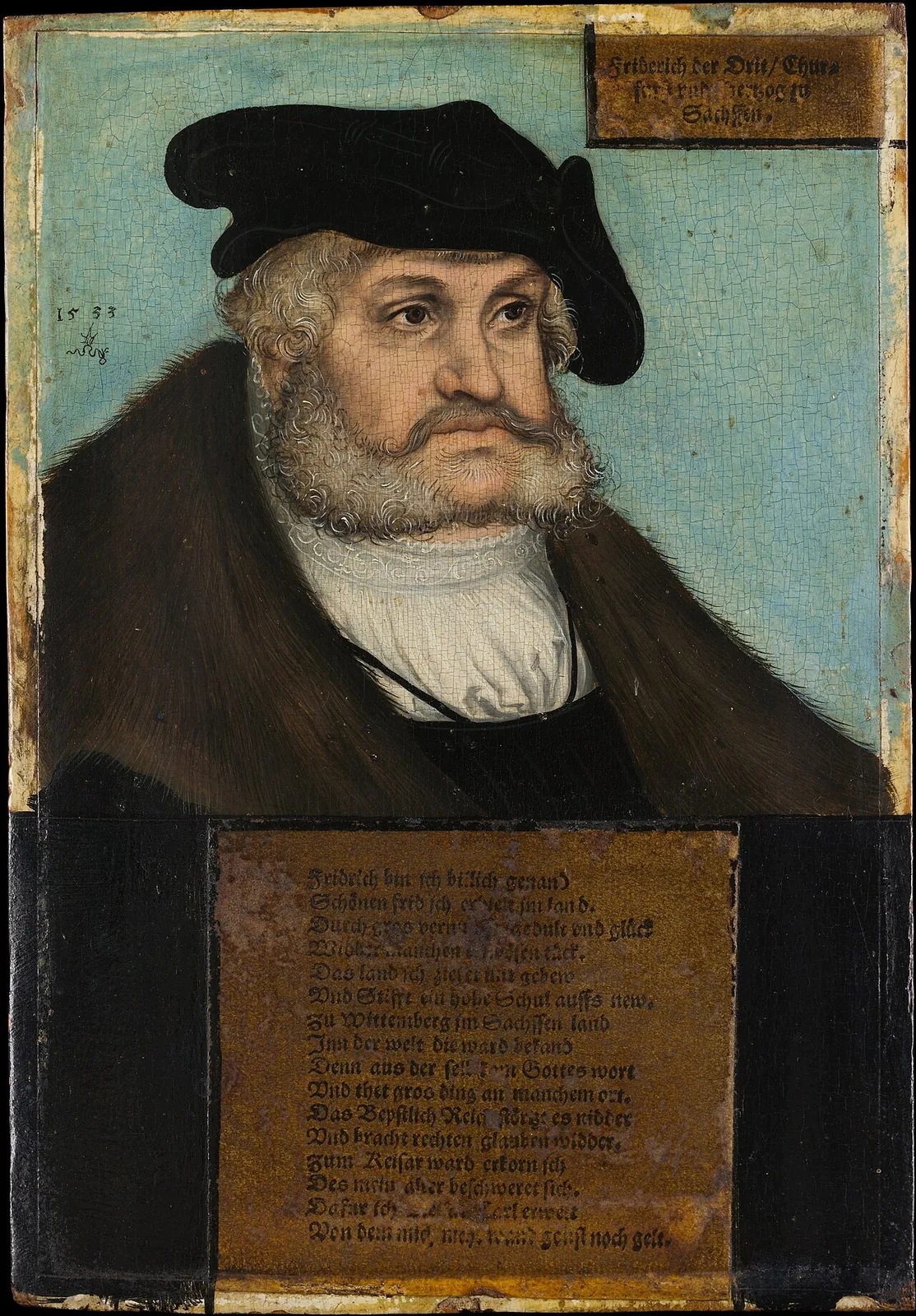 Friedrich III (1463–1525), the Wise, Elector of Saxony by Lucas Cranach the Elder and Workshop