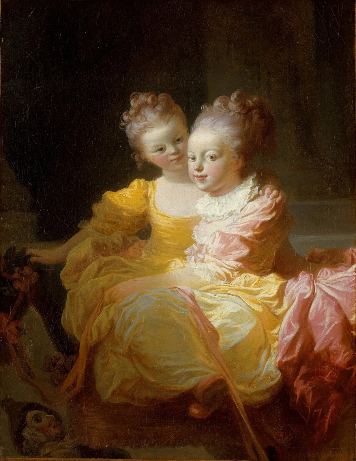 The Two Sisters by Jean Honoré Fragonard