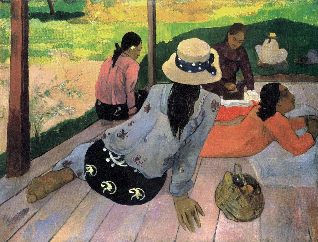 The Siesta by Paul Gauguin