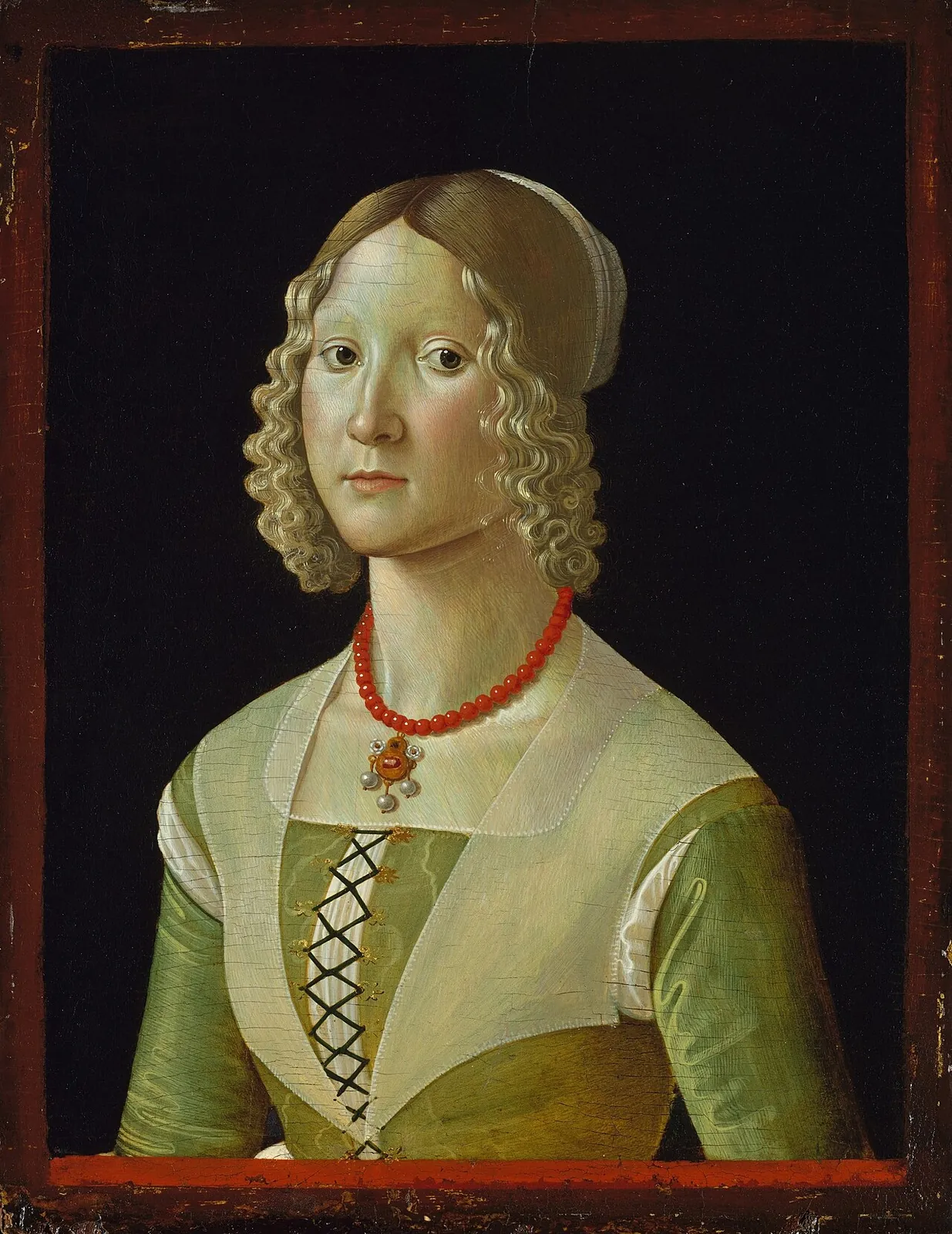Selvaggia Sassetti (born 1470) by Davide Ghirlandaio (David Bigordi)