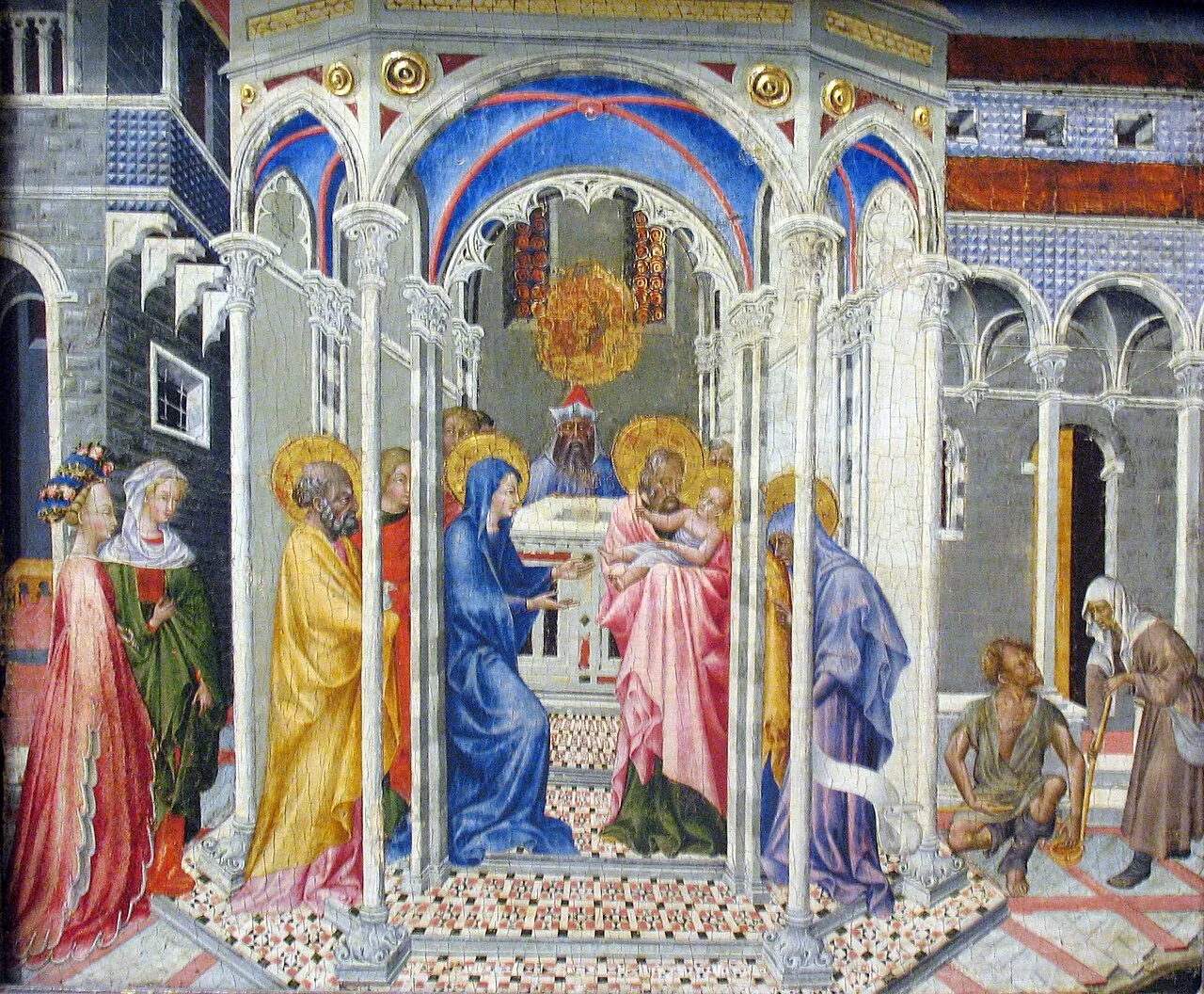 The Presentation of Christ in the Temple by Giovanni di Paolo (Giovanni di Paolo di Grazia)