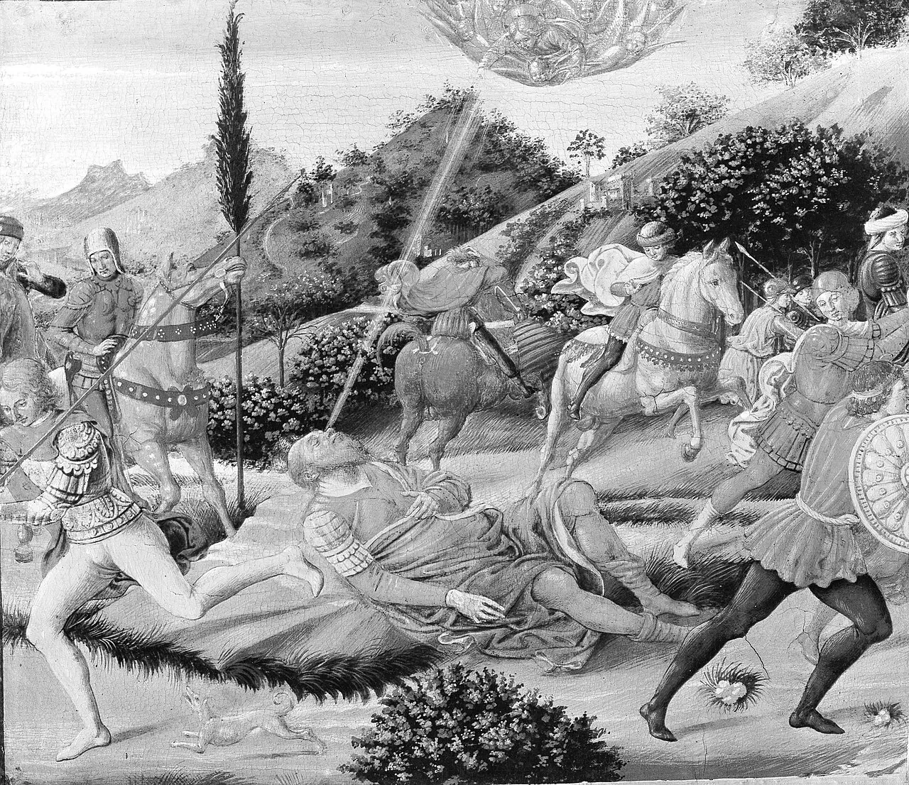 The Conversion of Saint Paul by Benozzo Gozzoli (Benozzo di Lese di Sandro)