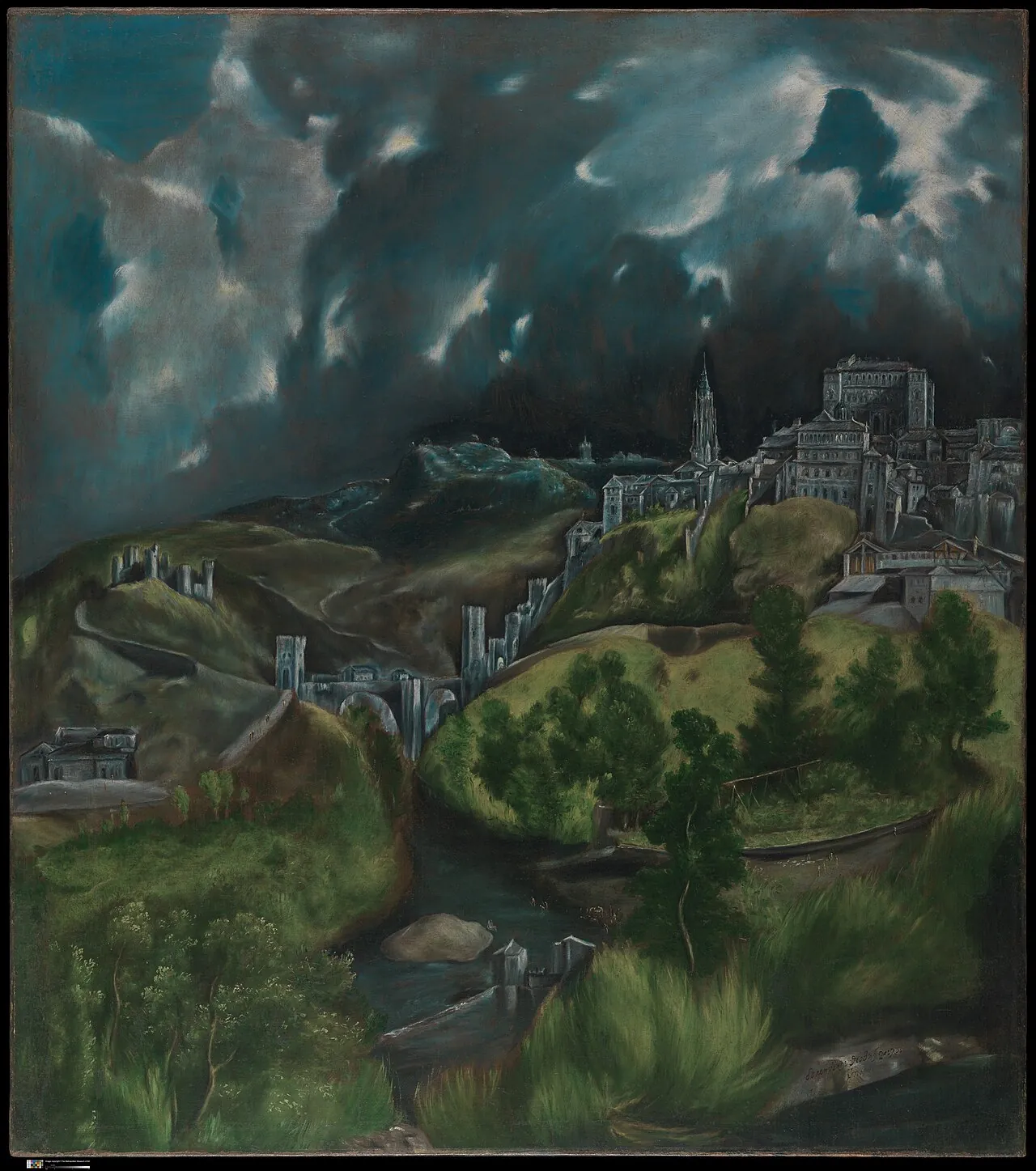 View of Toledo by El Greco (Domenikos Theotokopoulos)