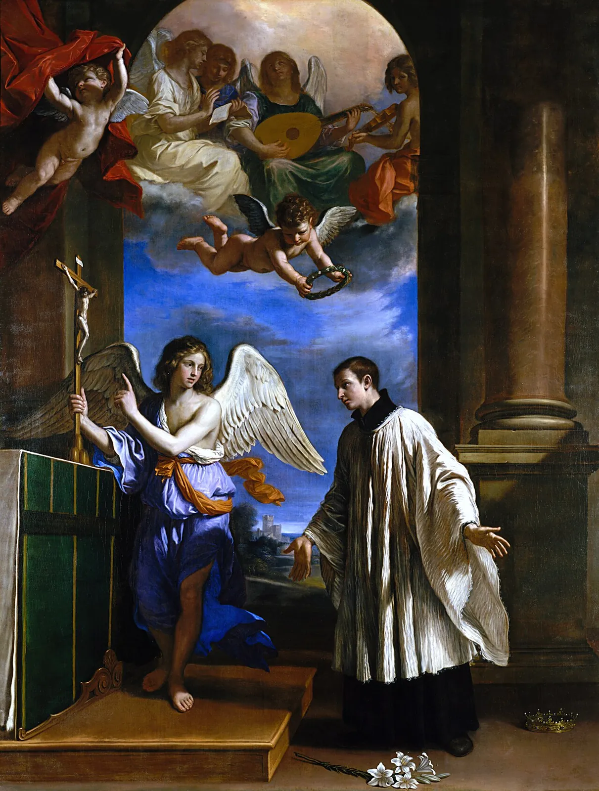 The Vocation of Saint Aloysius (Luigi) Gonzaga by Guercino (Giovanni Francesco Barbieri)