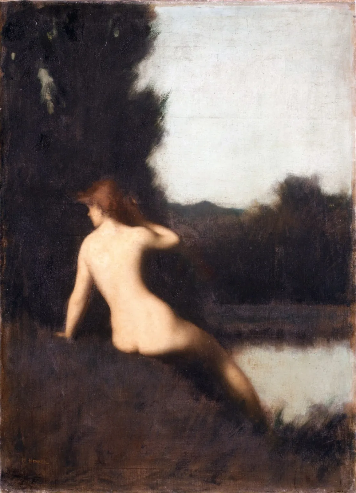 A Bather (Echo) by Jean-Jacques Henner