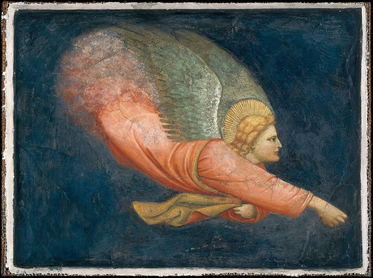 Two Angels by North Italian Painter (Verona?)
