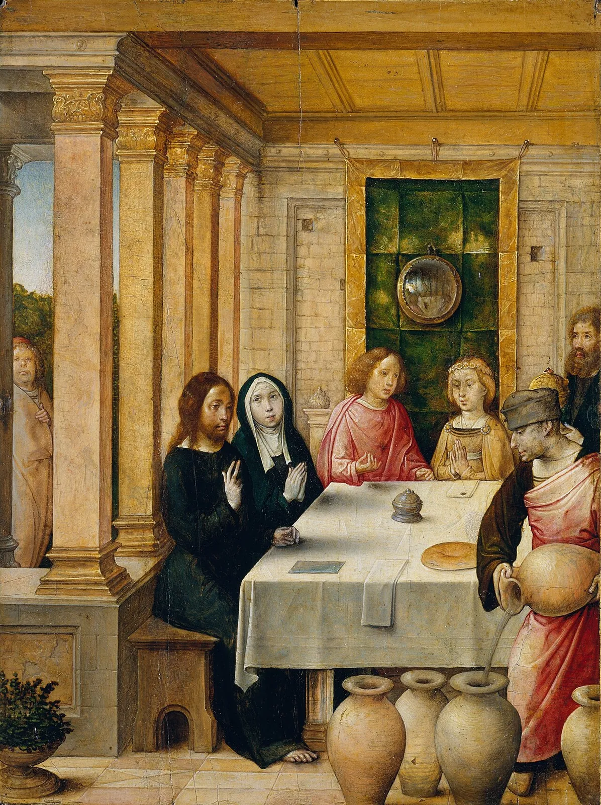 The Marriage Feast at Cana by Juan de Flandes
