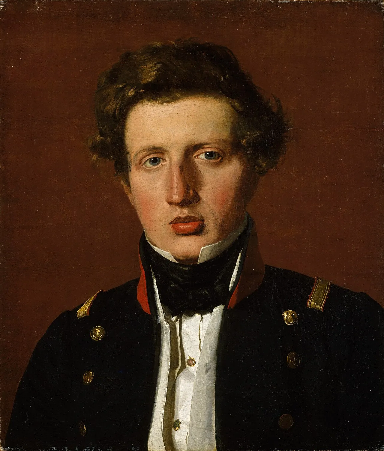 Valdemar Hjartvar Købke (1813–1893), the Artist's Brother by Christen Købke